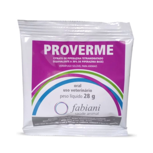 Proverme Vermífugo Sachê Pó Fabiani 28 g