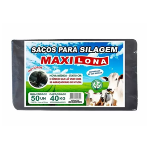 Saco para Silagem Maxi Lona Preto 51 x 110cm 200 Mic