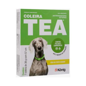 Coleira Tea Antiparasitária König Externo 57 cm para Cães 38g