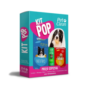 Kit Banho Pet Clean para Cães e Gatos