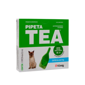 Pipeta Antipulgas Tea Gatos Até 4kg – Konig