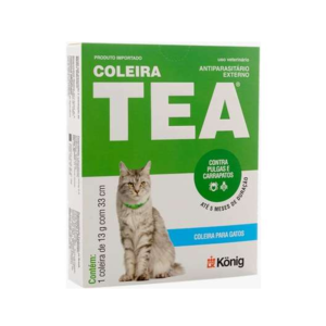 Coleira Antiparasitária Externo 33 cm para Gatos