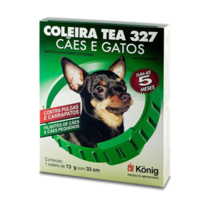 Coleira Antiparasitária König Externo 33 cm para Cães