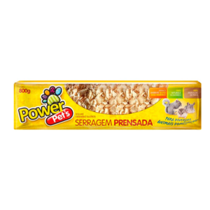 Serragem Prensada para Roedores Power Pets 800g