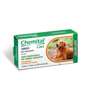 Chemital para Cães Chemitec 4 comprimidos