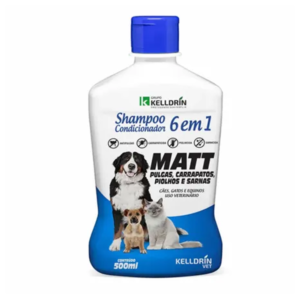 Shampoo e Condicionador 6×1 Matt Pulgas 500ml