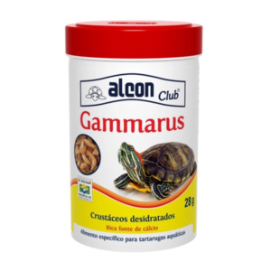 Ração Alcon Gammarus Para Tartarugas Aquáticas Pote 28g Full