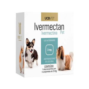 Ivermectan Pet 3mg C/4 Comp*