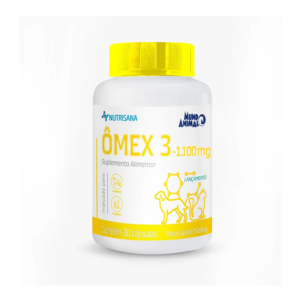 Suplemento Nutrisana Omex 3 1.100mg para Cães e Gatos 30 Comprimidos