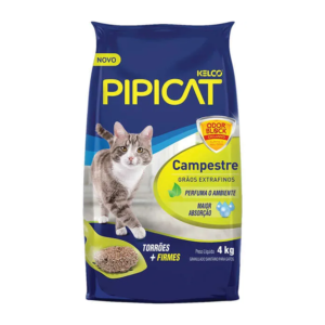 Areia Sanitária Kelco Pipicat Campestre 4Kg