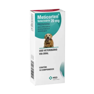 Meticorten vet 20mg 1X10 comp – MSD