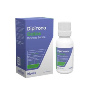 Dipirona Gotas Biovet para Cães e Gatos 20 ml