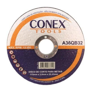 Disco Corte Ferro Conex 4.1/2″