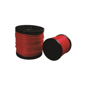 Linha Nylon Vermelho Quadrada 3mm