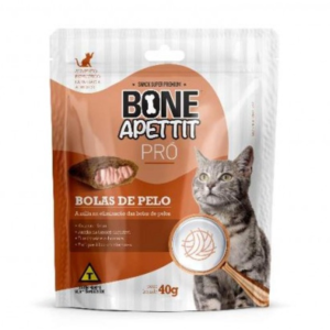 Snack Bone Apettit Pro Gato Bola Pelo 40g 20 unidades