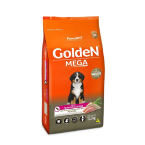 Ração Seca PremieR Pet Golden Mega Cães Filhotes Raças Grandes Frango e Arroz