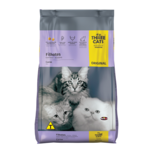 Three Cats Original Gatos Filhotes Carne 15kg