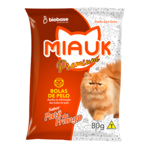 Miauk Premium Snacks Bola de Pelos 80gr