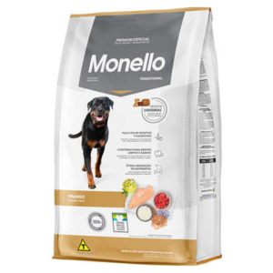 Ração Seca Monello Tradicional Frango para Cães Adultos 15kg