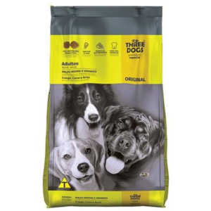 Three Dogs Original Adultos Médias e Grandes 10,1kg