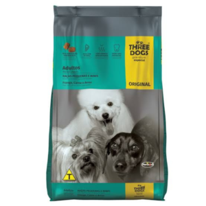 Three Dogs Original Adultos Pequenos e Mini 10,1Kg