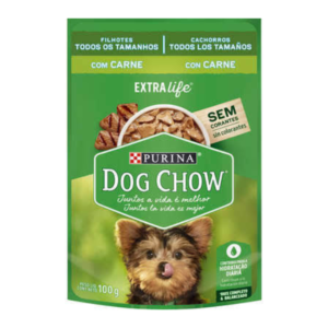 Sache Dog Chow Filhotes Carne 100g